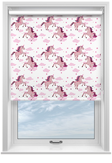 Unicorn Magic, Pink - Roller Blind